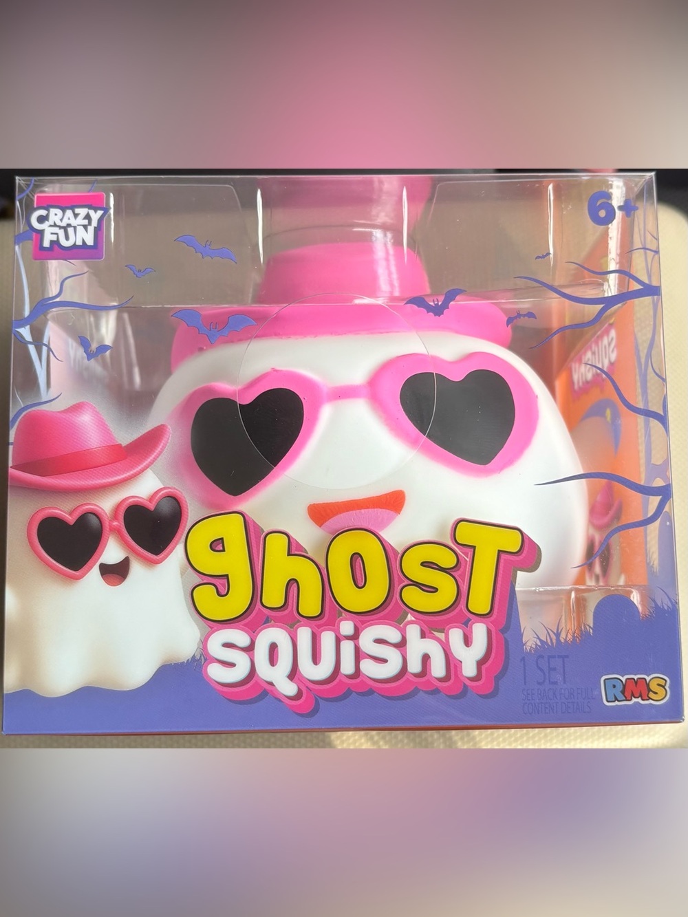 👻 RMS Crazy Fun Ghost Squishy Girl Pink Hat Halloween 2026 NIB Viral RARE